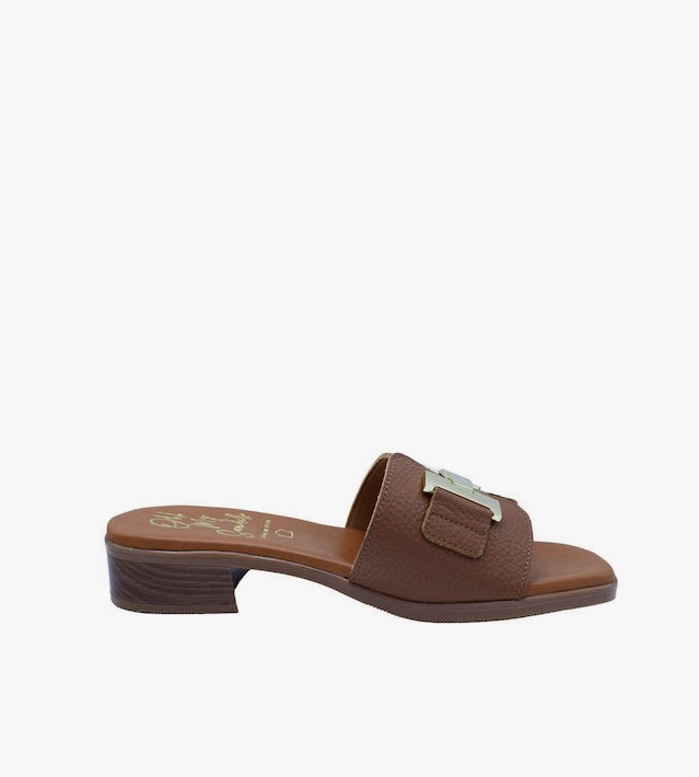 OH MY SANDALS LEATHER MULES
