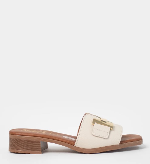 OH MY SANDALS LEATHER MULES