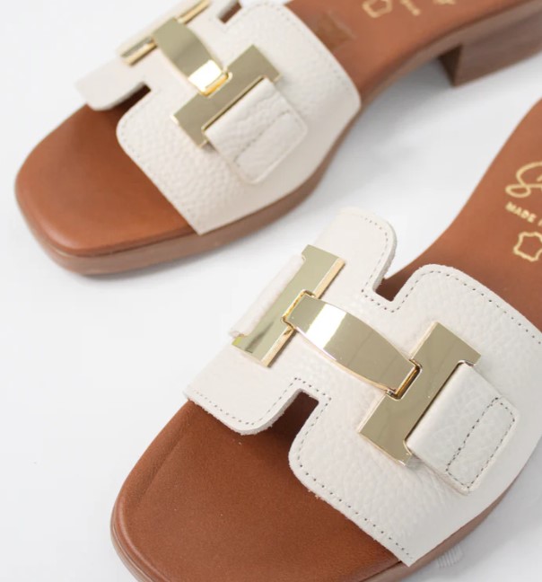 OH MY SANDALS LEATHER MULES