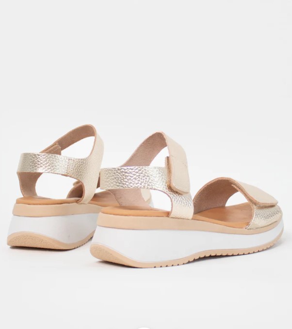 OH MY SANDALS LEATHER FLATFORMS
