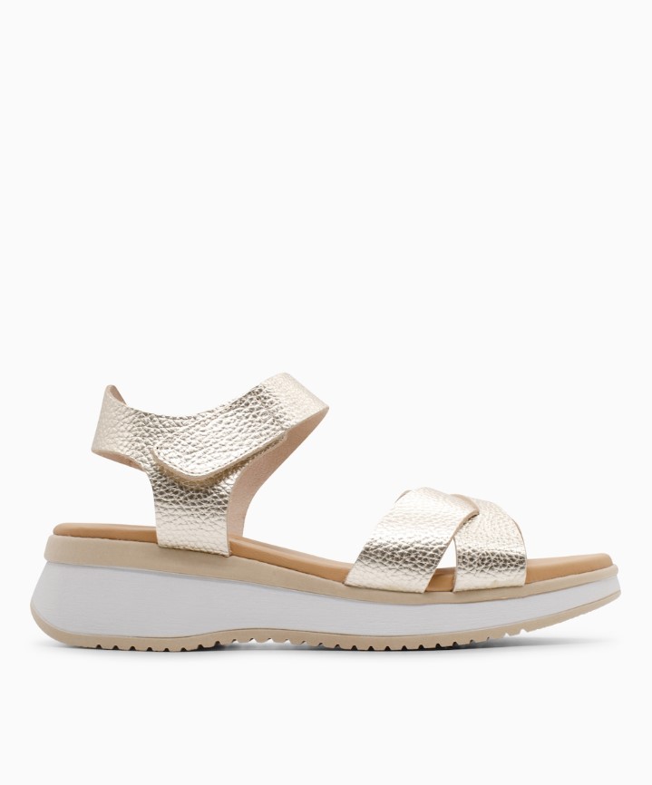 OH MY SANDALS LEATHER FLATFORMS