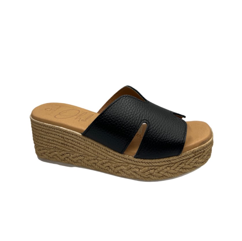 OH MY SANDALS LEATHER PLATFORMS