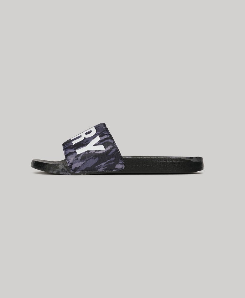 SUPERDRY CAMO VEGAN POOL SLIDE MF310261A