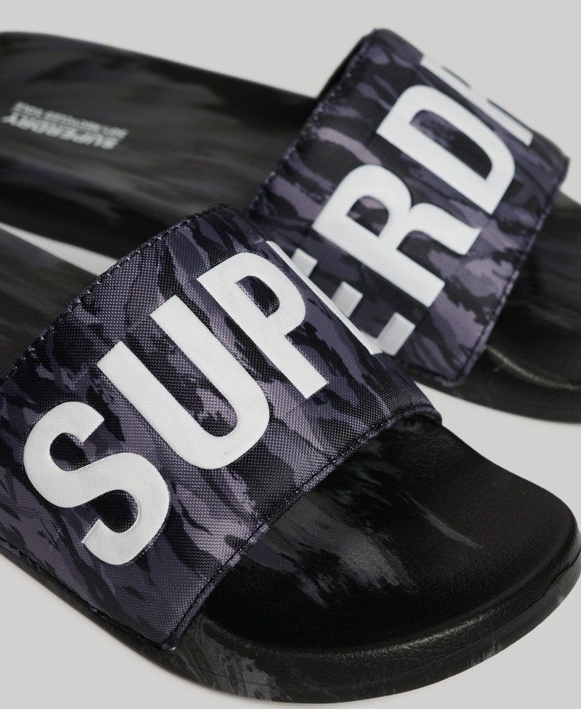 SUPERDRY CAMO VEGAN POOL SLIDE MF310261A