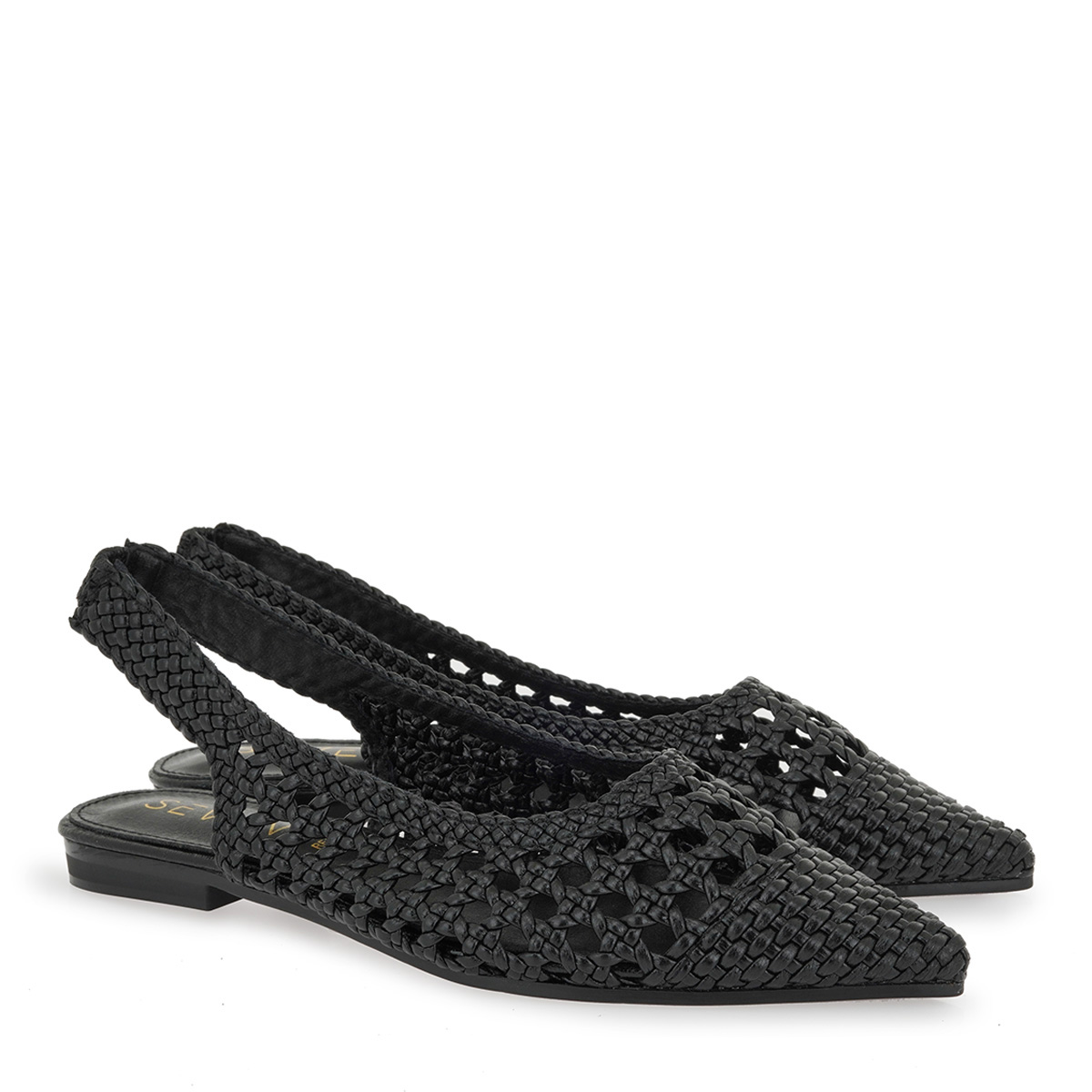 SEVEN FLAT POINTED MULES