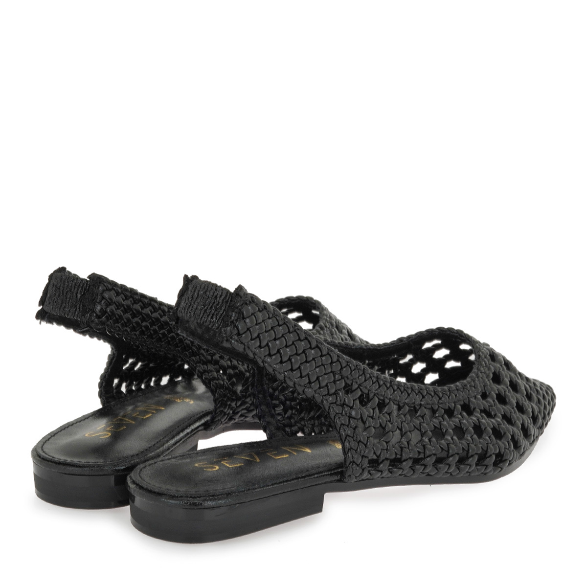 SEVEN FLAT POINTED MULES