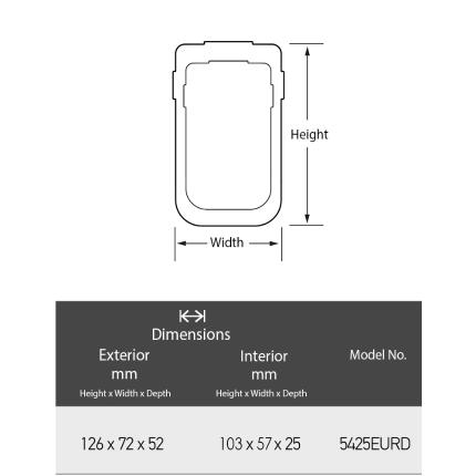 MASTER LOCK 5425EURD Medium light up dial key lock box wall mount-3