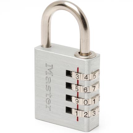 Combination aluminum padlock MASTERLOCK 7620EURD-0