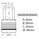 MASTER LOCK M115EURDLF Λουκέτο Θαλάσσης Ανοξείδωτο