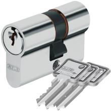 Cylinder Euro Profile 3 pin for Thin Doors ABUS C42N 21-21mm | Nickel