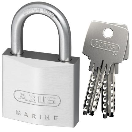 Padlock Stainless Steel with Safety Key ABUS 75IB | 2 sizes-0
