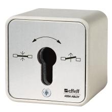 EFFEFF 1140-10 Κλειδοδιακόπτης κυλίνδρου κουτιαστός για ρολά γκαραζόπορτες και ηλεκτρικές κλειδαριές