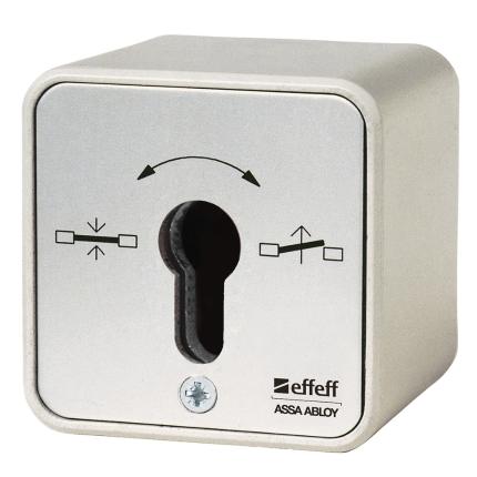 EFFEFF 1140-10 Κλειδοδιακόπτης κυλίνδρου κουτιαστός για ρολά γκαραζόπορτες και ηλεκτρικές κλειδαριές-0