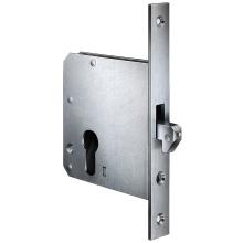 EFFEFF 1110 Κλειδαριά Κυλίνδρου Γάντζου για συρόμενες πόρτες 70mm | Νίκελ
