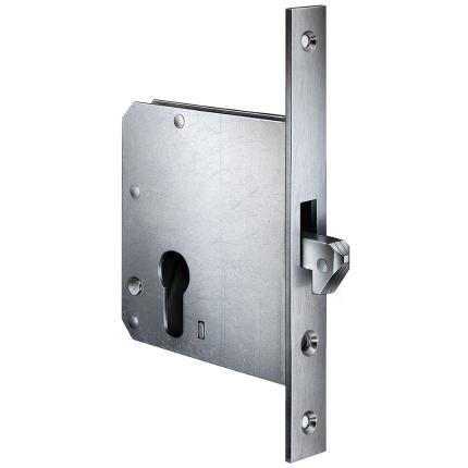 EFFEFF 1110 Κλειδαριά Κυλίνδρου Γάντζου για συρόμενες πόρτες 70mm | Νίκελ-0
