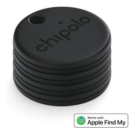 CHIPOLO ONE SPOT ( iOS Edition ) Item Finder - Μπρελόκ Ανιχνευτής Αντικειμένων | Μαύρο | ΣΕΤ 4 Τεμαχίων-0