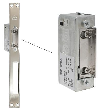 Ηλεκτρικό Κυπρί CISA 15102 με κουμπί απενεργοποίησης για απλές πόρτες | 2 πλάκες-0
