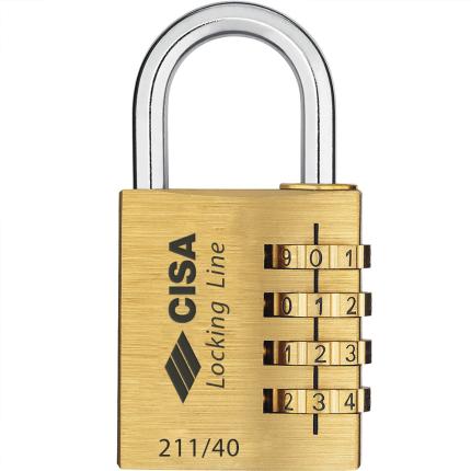 Combination brass padlock CISA 21190 | 3 sizes-0