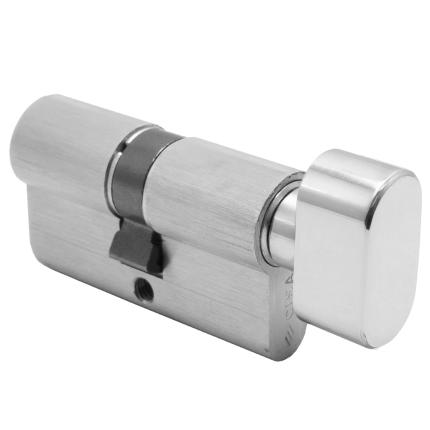 CISA 06355 Cylinder Euro Profile 5 pin Thumbturn Nickel | 7 Sizes-1