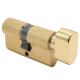 CISA 0G302 Cylinder Euro Profile 5 pin Thumbturn 30-30mm Brass | 3 types of Knob
