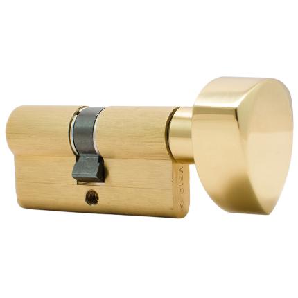 CISA 0G302 Cylinder Euro Profile 5 pin Thumbturn 30-30mm Brass | 3 types of Knob-2