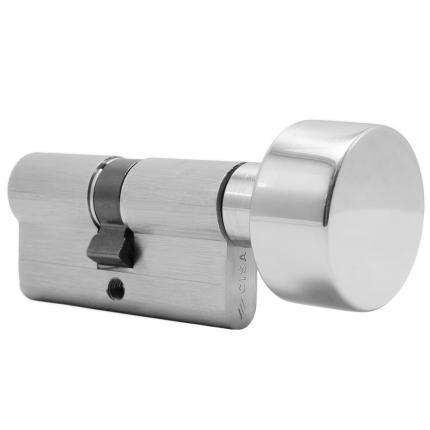 CISA 06357 Cylinder Euro Profile 5 pin Thumbturn Nickel | 7 Sizes-1