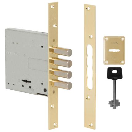 CISA 57028.60 Κλειδαριά ασφαλείας πρόσθετη τύπου χρηματοκιβωτίου | Χρυσό-0