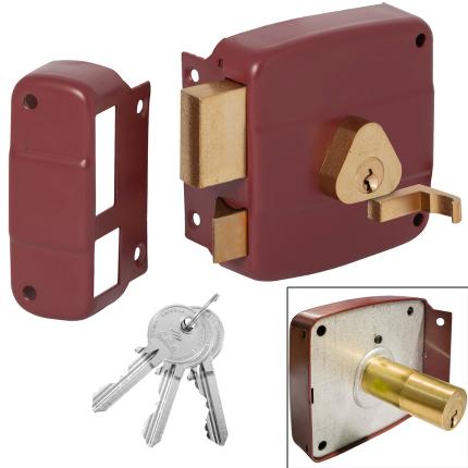 CISA locking line 50161.50 Κλειδαριά κουτιαστή (εξωτερική) κυλίνδρου με αντίκρισμα-0