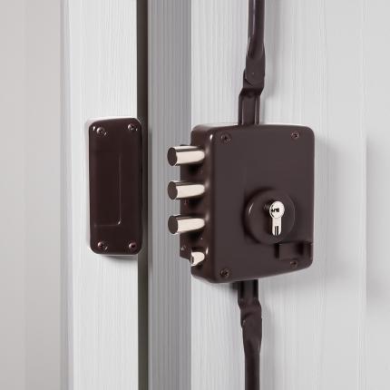 CISA 56167.60 Κλειδαριά κουτιαστή κυλίνδου ασφαλείας, με έξτρα κλειδώματα-2