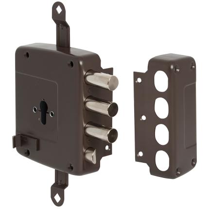 CISA 56167.60 Κλειδαριά κουτιαστή κυλίνδου ασφαλείας, με έξτρα κλειδώματα-0