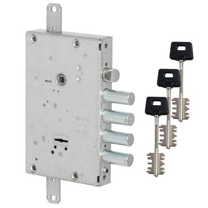 Lock for Armored Doors with a safe-type key CISA 57665-0