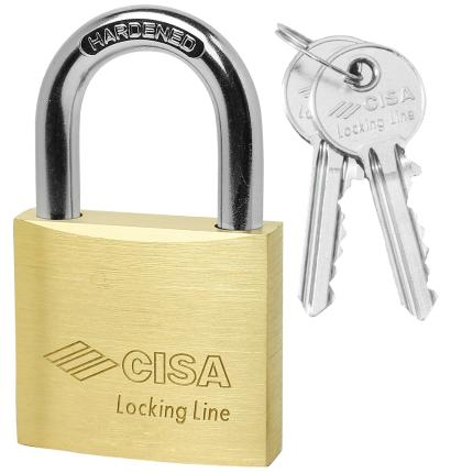 Brass Padlock CISA 21010 | 7 sizes-0