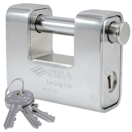 Monoblock steel padlock CISA 21810 | 2 sizes-0