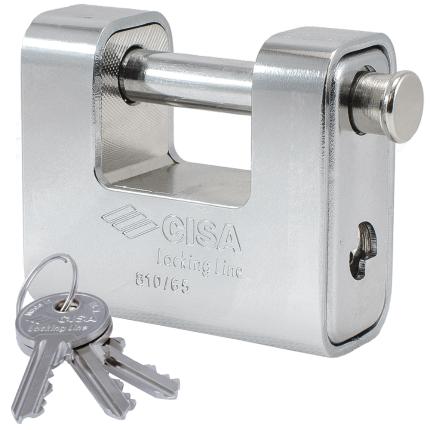 Monoblock steel padlock CISA 21810 | 2 sizes-0