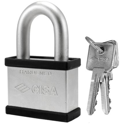 Padlock Steel open shackle CISA 28050 | 6 sizes-0