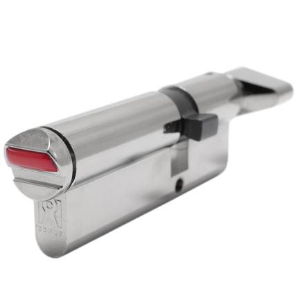 Bathroom Cylinder Euro Profile Special Thumbturn DOMUS 16883KH1 | (Knob 30) - 53mm nickel-0