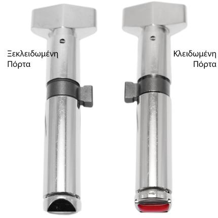 Bathroom Cylinder Euro Profile Special Thumbturn DOMUS 16860KH | 30-30mm nickel-1