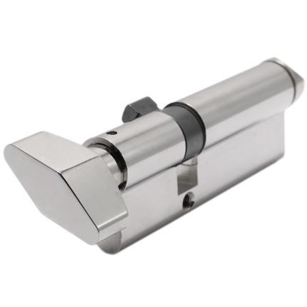 Bathroom Cylinder Euro Profile Special Thumbturn DOMUS 16860KH | 30-30mm nickel-2