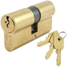 Cylinder Euro Profile 5 pin DOMUS | Nickel & Brass