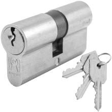 Cylinder Euro Profile 5 pin DOMUS | Nickel & Brass