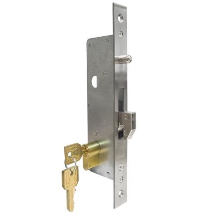 Κλειδαριά Γάντζου DOMUS 95135 για συρόμενες πόρτες με κύλινδρο-0