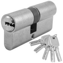 Cylinder Euro Profile 6 pin - Flat Key - DOMUS ECON | Nickel & Brass