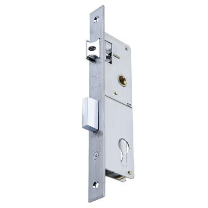 DOMUS 91130 Κλειδαριά χωνευτή, για πόρτες αλουμινίου & σιδερένιες 30mm | Νίκελ-0