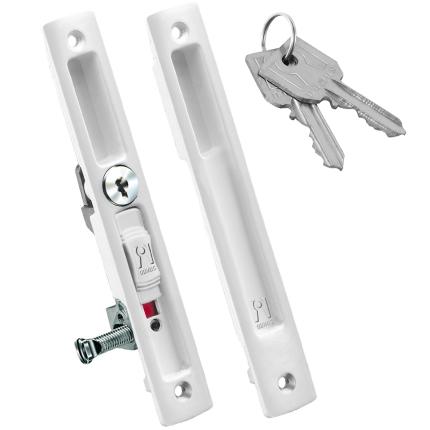 Κλειδαριά με Κλειδί για συρόμενες θύρες αλουμινίου DOMUS klikon 7720 | 2 χρώματα -0