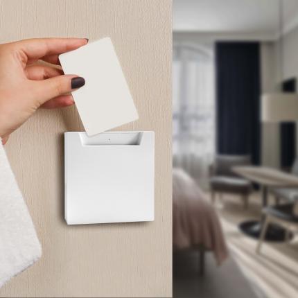 OEM EU180240N White Energy Saver - Διακόπτης Οικονομίας για Δωμάτια Ξενοδοχείου | Λευκό-2