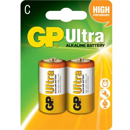 Αλκαλικές Μπαταρίες C GP Ultra Alkaline 2τμχ.-0