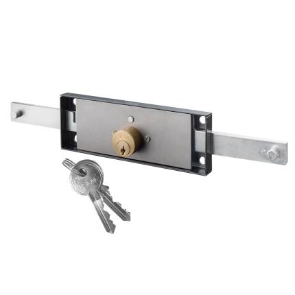 ISEO 641010 Κλειδαριά διπλού κλειδώματος για ρολά γκαράζ-0