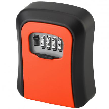 Κλειδοθήκη τοίχου μεταλλική με συνδυασμό OEM 20532-1 | Μαύρο - Πορτοκαλί |  115x94x40-0