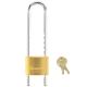 Solid brass padlock with adjustable neck MASTERLOCK 1950 EURD