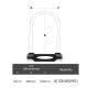 MASTER LOCK 8170EURD U-Lock for Bicycle or Moto 200mm & bracket for transportation